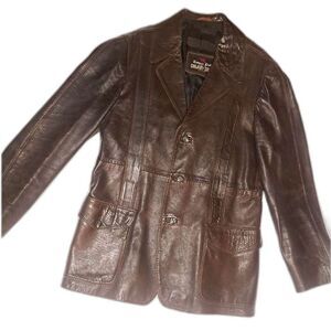 Roetan leather Jacket by Silvester Litton of England Mens Med/Women L-XL